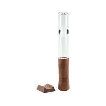 Marley Natural Glass & Walnut Steamroller